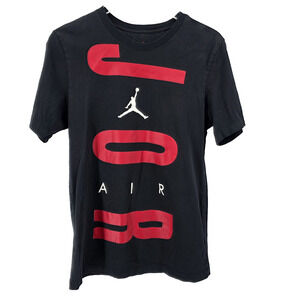 Black and Red Jordan Tee with Jumpman Size Small